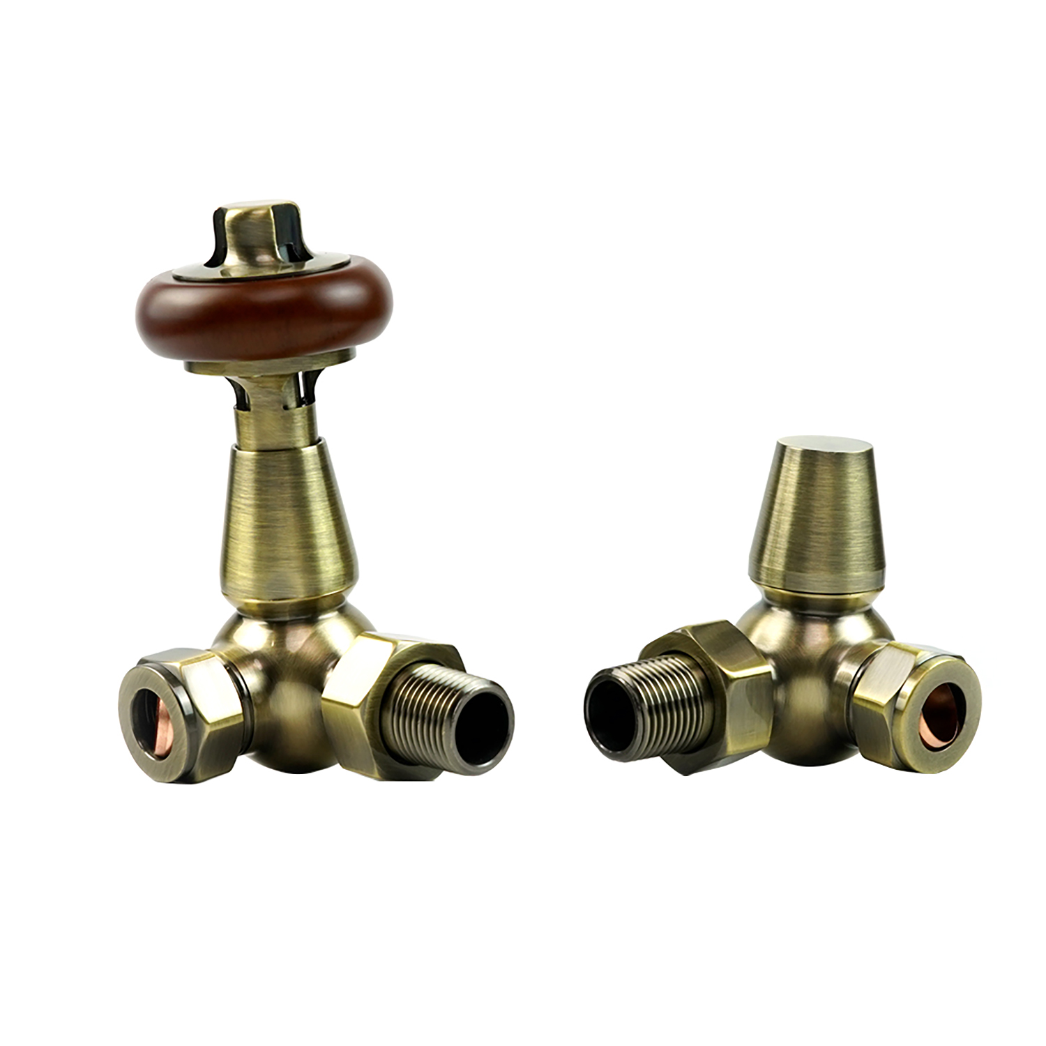 Polished Antique Brass Traditional Corner TRV