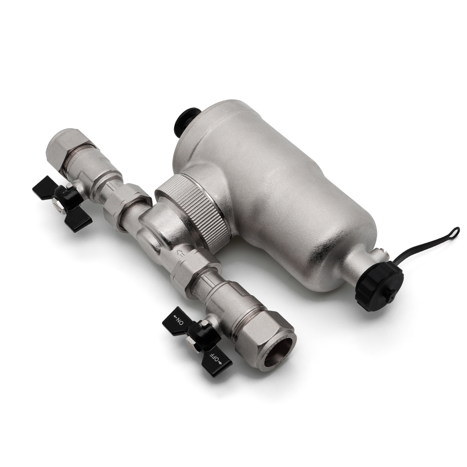 Silver Magnetic Boiler Filter